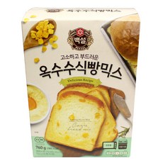 CJ 백설 옥수수식빵믹스 760g 10개입 BOX 식품 > 가루/조미료/향신료 가루 빵/떡 믹스 기타 빵믹스, 1