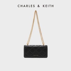 CHARLES&KEITH 여성용 마름모 체인 크로스 바디백 지갑 가방 CK6-10680924