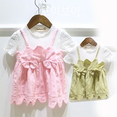 보이보이 [당일출고]리본블라우스 아동여름옷땡처리특가세일