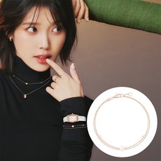 [제이에스티나][아이유 PICK] CLOVIA 14K 팔찌 (JJCLBQ3BS157R47S0)