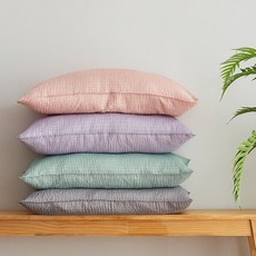[아르페지오베이직] 키센 4COLOR 뱀부 시어서커 베개커버(50X70)