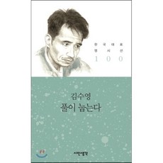 풀이 눕는다, 시인생각, 김수영 저