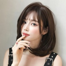 여자단발머리펌