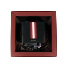 명품_티앤씨 발리 BALLY GIFTBOX.TS/60 BLACK 6224261 반지갑 벨트 기프트세트