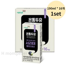 서울에프엔비 온통 서리태 통두유, 3040ml, 20개