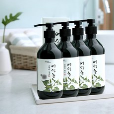 동국 모뿌리 발효 어성초 샴푸 대용량 500ml X 4병- 무료체험분 포함 특허받은 자연성분 두피청정샴푸 모발진정 비듬 볼륨케어, 500g, 4개