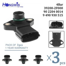 39200 흡기 압력 맵 센서 현대 H350 ix35 산타페 기아 세도나 OE 392002F000 9022040014 9490930515 2F000 1 개 3 개, 2) X3 Sensor
