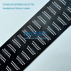 VOIONAIR 헤드폰 스티커 라벨 모토로라 GP340 PRO5150 HT750 등 워키토키용 개 로트, 01 50pcs