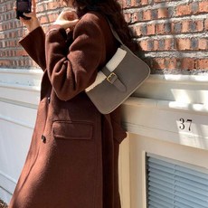 스웨이드 가방 스몰 스퀘어백 크로스백 숄더 여성