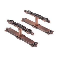 STK 1Pair 커튼 홀드 백 금속 커튼 Tieback Wall Hook, 레드 Copper_D