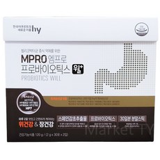 한국야쿠르트 엠프로 프로바이오틱스 윌 플러스 60p, 2g, 120개