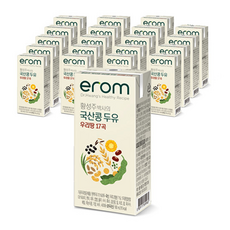 이롬 황성주 국산콩 두유 우리땅 17곡, 190ml, 260개