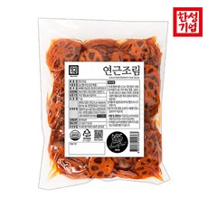 [팔도맛쟁이] 한성 대용량 반찬 연근조림, 1개, 1kg