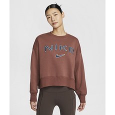 나이키 스포츠웨어 피닉스 플리스 오버 오버사이즈 크루넥 로고 스웨트셔츠 W FV7675-218