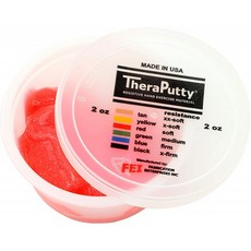 CanDo Sparkle Theraputty-2 온스-레드-소프트, 1