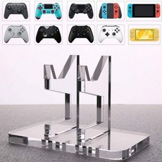 엑스박스패드 교체 하우징 케이스 액세사리 XBOX컨트롤러 게임 컨트롤러 홀더 아크릴 패드 디스플레이 지원 스위치 프로/PS5/Xbox 시리즈 X/PS4 조이스틱 랙 스탠드, 엑스박스패드 교체 하우징 케이스 액세사리 XBOX컨트롤