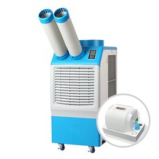 웰템 이동식에어컨 회전가능 산업용 WPC-5000PD, 단품