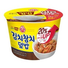 오뚜기 맛있는 오뚜기 컵밥 김치참치덮밥, 310g, 12개