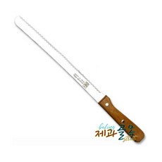 제과골목 일본 니켄빵칼 톱니255mm 나무손잡이, 1개