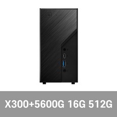 ASRock ASRock DeskMini X300 120W 디앤디컴 (베어본), X300+AMD 5600G 16G 512G