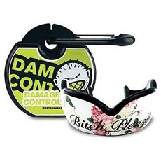 DAMAGE CONTROL Extreme Impact Mouth Guard Mouth Guard for Sports Boxing Hockey Lacrosse Mouth G, One Color_Bitch Please, One Color