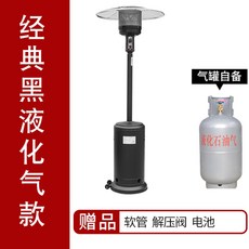 카페 외부 테라스 가스 파티오 히터 식당 업소용 난로 라운지 전원주택 마당 천막 정원조명, 수출판 우산형[lpg 모델]