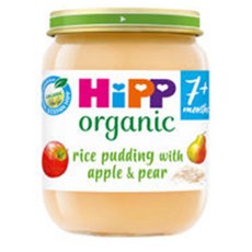 HiPP 힙 라이스 푸딩 위드 애플 앤 배 베이비 푸드 병 7개월이상 160g 4팩, 4세트