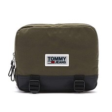 남자 비지니스 학생 서류 힙색 가방 Tommy Hilfiger TJM Urban Varsity Body Bag Olive Night