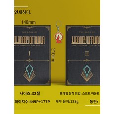 폐허의 도서관 설정 열쇠고리 Library Of Ruina 어 채색 인쇄 공식 굿즈 게임, A5, 멜란지그레이, 1개