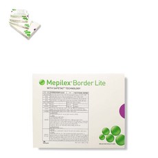 메피렉스 보더라이트 4 x 5cm 10매입 1박스 폼드레싱, 1개