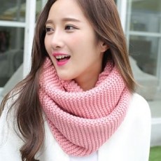 umarket유마켓몰_프롬즈 니트 넥워머(핑크) 보온니트넥워머 겨울넥워머 겨울방한넥워머 겨울니트넥워머 겨울보온넥워머 여성넥워머 여자넥워머 방한넥워머 방한니트넥워머 보온넥워머-유마켓