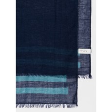 Paul Smith Wool Geo Scarf M1A-150M-M423-47-0 Blue