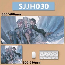 PJSK XXL 대형 마우스 패드 키보드 시라이시 안 시노놈 아키토 프로젝트 세카이 다채로운 무대 나이트코드, 한개옵션2, 14 SJJH030, 14 SJJH030_01 600x300x2mm, 1개