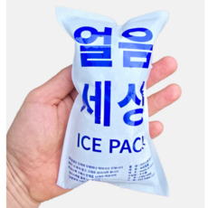 자동충전 아이스팩 얼음세상 특대 반제품 젤타입 얼음팩 미니, 1세트, 60개입