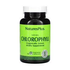 네이처스플러스 엽록소 600mg 알팔파 허브 잔디 함유, 1개, 90정