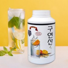 dwtss구연산구연산 오스트리아산 무수 식용 구연산 유기농 원료 제품 1kg 1개