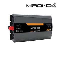 MIRONDA 순수 사인파 차량용 전력 인버터 캠핑카 용 전압 변환기 한국 KC 승인 60Hz 12V / 24V 220V MTS 용량 3000W, 1개, 용량 3000W 전압12V x 1개