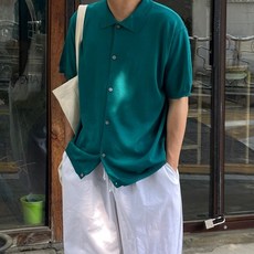 남자반팔카라니트가디건