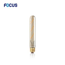 포커스 LED COB엘디자인램프 디자인전구 카페조명, 1개, T30-S 3W/전구색(노란빛) E26