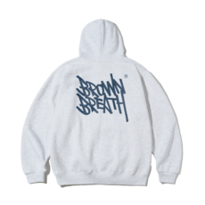 브라운브레스 TAG HOODIE - ASH 후드티셔츠 남녀공용