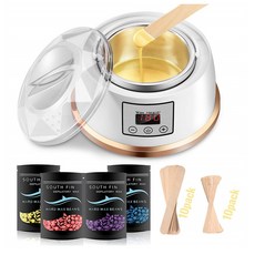 Larbois 남녀 제모 왁싱 왁스 워머기 세트 Hair Removal Waxing Kit, 1개