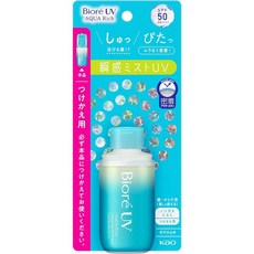 비오레 UV 아쿠아 리치 50SPF 리필 미스트 60ml x2, 2개