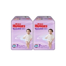 하기스 NEW 맥스드라이 팬티형 7단계 특점보형 남아용 (17~24kg) 32매x2팩(64매)