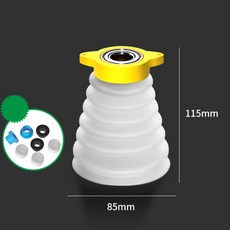 그라인더 집진 커버 전기 망치 먼지 드릴 집진기 천장 액세서리, [01] 150mm-A, 1개