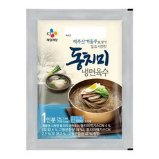 씨제이 동치미냉면육수 중독 면요리 300g, 9개