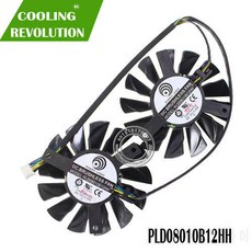 NEW PLD08010S12HH 75mm 75x75x12mm 52mm 12V 0.35A 4 핀 MSI GTX660 GTX670, 상세내용참조