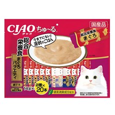 이나바 고양이 챠오츄르 버라이어티 간식, 참치, 560g, 1개