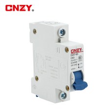 전기 자동차 회로 차단기 배터리 보호기 DIN 레일 스위치 측면 400V MCB 1P 6A 20A 40A 63A, 1, 1개