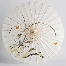 지우산 종이우산 장식 전통지우산 한지 대나무 빈티지, Hanmei Feihua 80cm, 1개