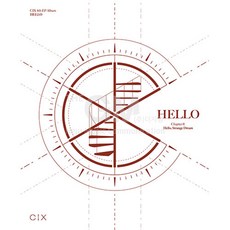 1CD_CIX(씨아이엑스)-4th EP Album[HELLO]Chapter Ø. Hello Strange Dream(Strange Dream VER.)(슬리브+커버박스+포토북+개인